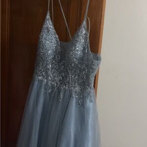 Blue Homecoming dress